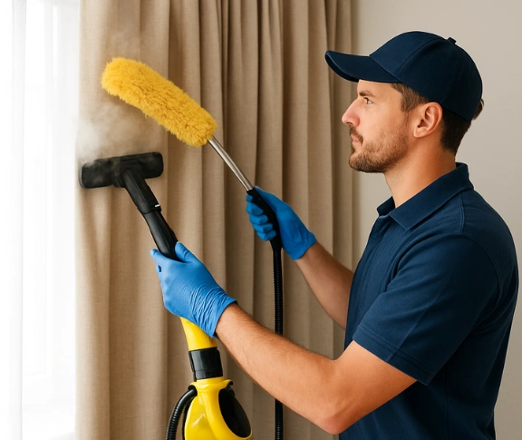 Trusted blind cleaning technician Matty Curtain Cleaning bangor-nsw QLD